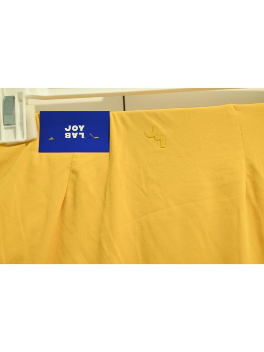 NEW JoyLab Tiered Active Skort Built-In Shorts Ruched Side Yellow Gold Size M - Picture 4 of 8
